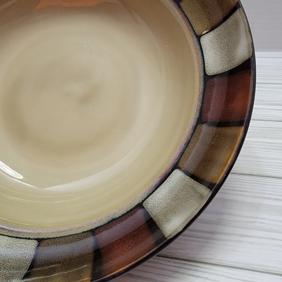 Pfaltzgraff TAOS Pattern Everyday Serving Bowl 9 3/4" Earthtone Colors - Picture 4 of 12